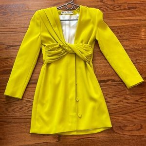 Zara Lime green dress